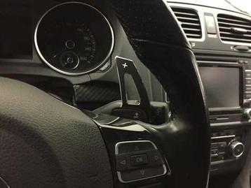 VW Golf 7 dsg stuur schakel flippers aluminium zwart beschikbaar voor biedingen