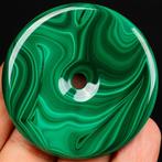 Bi Disc Amulet van topkwaliteit natuurlijk Malachiet. Bi