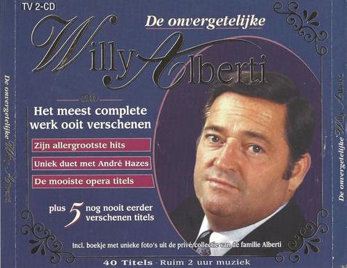 cd - Willy Alberti - De Onvergetelijke Willy Alberti, Cd's en Dvd's, Cd's | Overige Cd's, Zo goed als nieuw, Verzenden