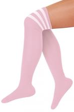 Cheerleader sokken baby roze /wit, Kleding | Dames, Ophalen of Verzenden, Nieuw