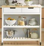 Keukeneiland met Lades & Planken – 98x58x94 cm op Wielen, Huis en Inrichting, Keuken | Keukenelementen, Verzenden, Nieuw