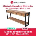 Sidetable Mangohout (ook in Zwart) 2 lades/3 lades/4 lades
