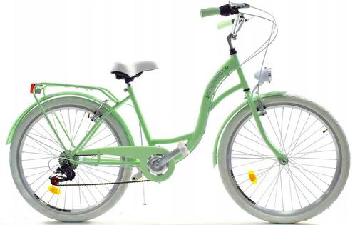 Meisjesfiets - 26 inch - met 7 versnellingen - mintgroen wit, Fietsen en Brommers, Fietsen | Meisjes, Nieuw, Ophalen of Verzenden