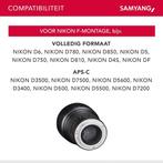 Samyang Optics 85mm f/1.4 AS IF UMC Sony FE, Audio, Tv en Foto, Fotografie | Lenzen en Objectieven, Verzenden, Nieuw