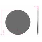 Badkamerspiegel met LED Verlichting en Verwarming 60cm -, Huis en Inrichting, Woonaccessoires | Spiegels, Ophalen of Verzenden