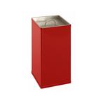 Zandasbak vierkant - rood, Huis en Inrichting, Woonaccessoires | Prullenbakken, Verzenden, Nieuw