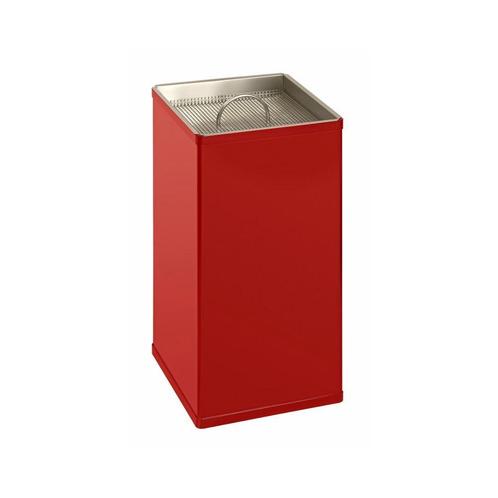 Zandasbak vierkant - rood, Huis en Inrichting, Woonaccessoires | Prullenbakken, Nieuw, Verzenden