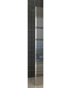 Wiesbaden Zijwand met hoekprofiel 40 x 200 cm helder glas /, Doe-het-zelf en Verbouw, Sanitair, Ophalen of Verzenden, Nieuw, Chroom