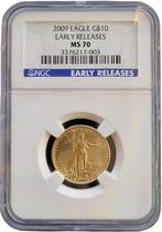 Gouden American Eagle 1/4 oz 2009 Early Releases NGC MS70, Postzegels en Munten, Munten | Amerika, Verzenden, Midden-Amerika, Losse munt