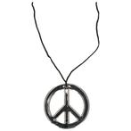 Hippie Flower Power Peace teken verkleed ketting - Sieraden, Verzenden, Nieuw
