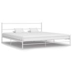 vidaXL Bedframe metaal wit 180x200 cm, Huis en Inrichting, Slaapkamer | Bedden, Eenpersoons, Verzenden, Wit, Nieuw