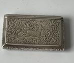 Doos - .800 zilver - tabakdoosje