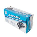 Silverline Voetpomp - staal en rubber - dubbele cilinder..., Fietsen en Brommers, Ophalen of Verzenden, Nieuw