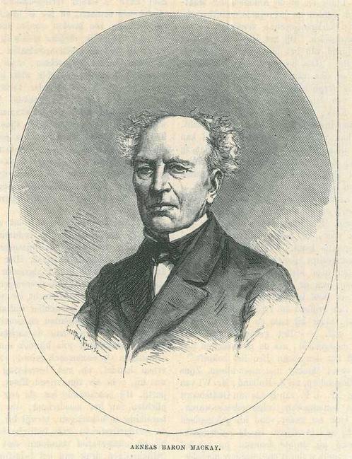 Portrait of Aeneas, Baron Mackay Jr., Antiek en Kunst, Kunst | Etsen en Gravures