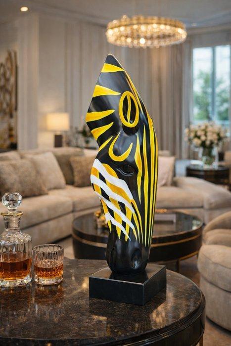 Beeld, Zebra Head - 60 cm - Marmer, mgo - 2026, Antiek en Kunst, Kunst | Designobjecten