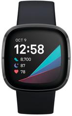 Fitbit Sense Carbon/Antraciet slimme horloges, Sieraden, Tassen en Uiterlijk, Smartwatches, Verzenden, Nieuw