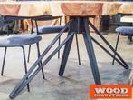 suar boomstamtafel eettafel uniek showroom met unieke tafels, Verzenden, 50 tot 100 cm, Tafelblad, Overige vormen