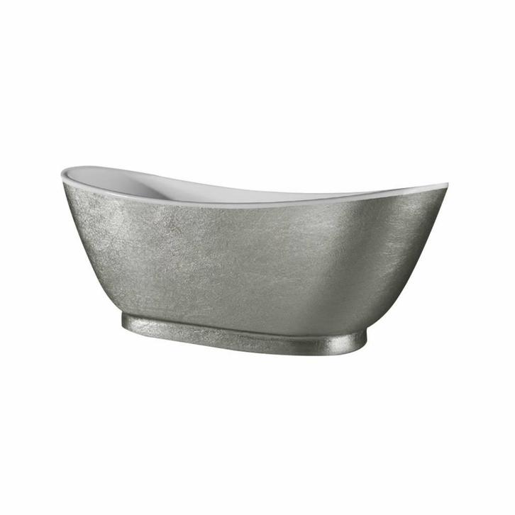 Vrijstaandbad Best Design Silvercreek 175x75x68 cm Zilver, Doe-het-zelf en Verbouw, Sanitair, Ophalen of Verzenden