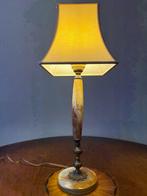 Tafellamp - Messing, Marmer, Brons, Textiel - Glamour Marble, Nieuw