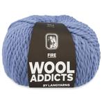 WoolAddicts Fire - 21 kristalblauw - Merinowol Garen, Ophalen of Verzenden, Nieuw