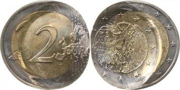 2019 Duitsland 2 Euro Fehlpraegung 30 Jahre Mauerfall 2 x... beschikbaar voor biedingen