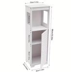 Kleine Vrijstaande Badkamerkast – Smal Opbergmeubel Toilet, Huis en Inrichting, Badkamer | Badkamermeubels, Verzenden, Nieuw