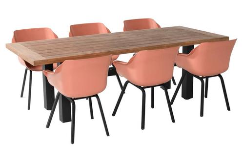 Hartman tuinset met Yasmani tuintafel Italian Terra, Tuin en Terras, Tuinsets en Loungesets, Tuinset, Nieuw, Overige materialen