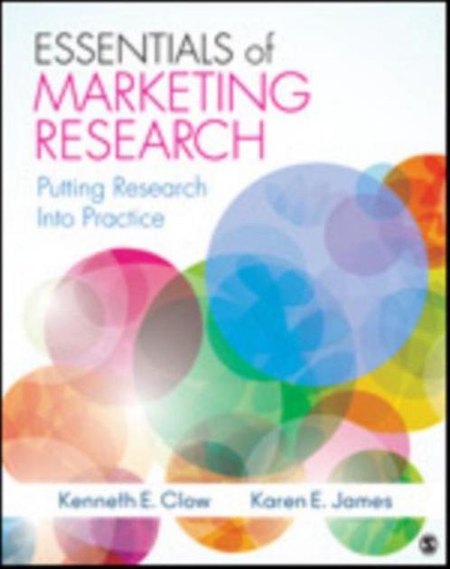 9781412991308 Essentials of Marketing Research: Putting R..., Boeken, Schoolboeken, Zo goed als nieuw, Verzenden