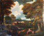 Nicolas Poussin (1594-1695), Scuola di - Paesaggio con