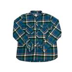 Vintage Lacoste Live blauw Groen Flannel overhemd maat S, Kleding | Heren, Overhemden, Ophalen of Verzenden, Zo goed als nieuw