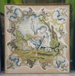 Wandtapijt - 116 cm - 109 cm - Wandtapijt met afbeelding van, Antiek en Kunst