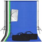 vidaXL Fotostudioset met softboxlamp en achtergrond, Verzenden, Nieuw