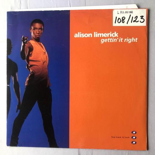 Alison Limerick – Gettin It Right (12-Maxi-Single), Cd's en Dvd's, Vinyl Singles, Verzenden