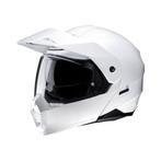 HJC C80 Wit Adventure Helm, Motoren, Kleding | Motorhelmen, Nieuw met kaartje, XS, Systeemhelm, HJC