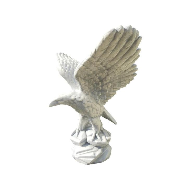 Adelaar - vleugels omhoog - stenen beeld - 60 cm - klassiek, Tuin en Terras, Tuinbeelden, Ophalen of Verzenden