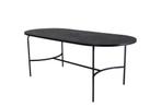 Eettafel - Britt - 90x200 cm - Zwart - Jörn, Huis en Inrichting, Tafels | Eettafels, Verzenden, Nieuw