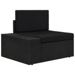 vidaXL Hoekbank met rechterarmleuning sectioneel poly rattan, Verzenden, Nieuw, Rotan