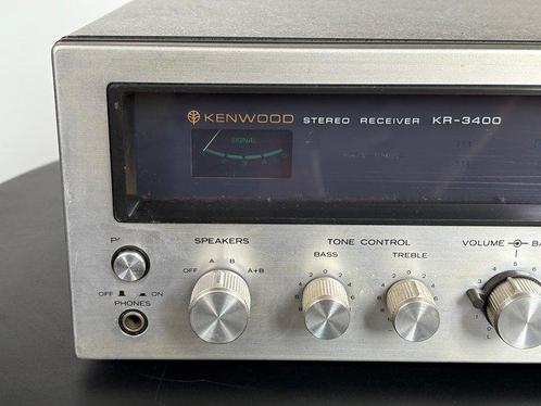 Kenwood - KR-3400 Solid state stereo receiver, Audio, Tv en Foto, Radio's