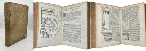 Vitruvius, Alberti Leon Battista, Philandrier Guillaume,, Antiek en Kunst, Antiek | Boeken en Bijbels