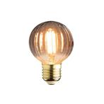 LED lamp geribbeld glas E27 | 4 watt dimbaar | 1800K extra w, Verzenden, Overige typen, Nieuw, E27 (groot)