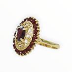 Ring - 18 karaat Geel goud - Granati, Nieuw