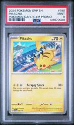 PSA 9 | Pikachu Asia Gym Promo | SV Black Star Promo |, Ophalen of Verzenden, Nieuw