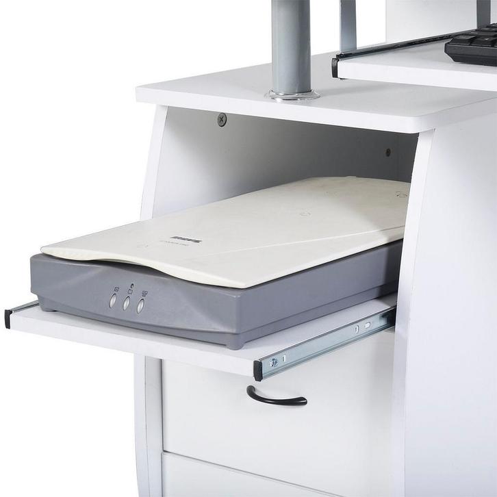 2dekans | Coast Bureau met 2 Opbergkasten - Max. 110 kg -, Huis en Inrichting, Bureaus, Zo goed als nieuw, Ophalen of Verzenden