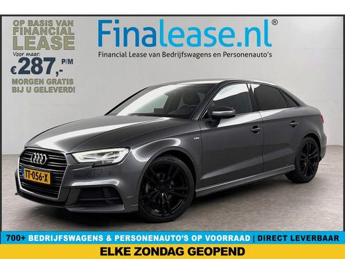 Audi A3 imousine 30 TFSI S-line AutoM Cruise PDC Navi €287pm, Auto's, Audi, Lease, Automaat, Sedan, Benzine, Zilver of Grijs, Verzenden