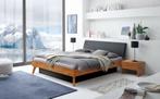 Waterbed Caprile massief eiken wild 140x200, Verzenden, Nieuw, Tweepersoons, Gestabiliseerd