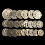 Verenigde Staten. Lot with 23 Coins (1x1 Dollar + 5x ½