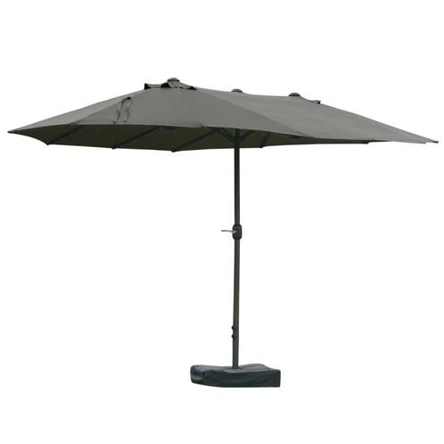 TRUUSK Parasol Tuinparaplu Marktparaplu Dubbele Parasol Terr, Tuin en Terras, Parasols, Nieuw, Verzenden