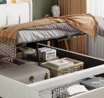 Hydraulisch Tweepersoonsbed met LED en USB-poorten, Verzenden, Nieuw