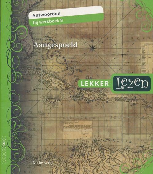 Lekker Lezen werkboek 8 Aangespoeld (zie omschrijving) (per, Boeken, Schoolboeken, Nieuw, Verzenden
