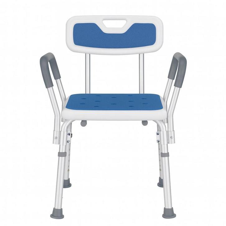 Floressa – Douchestoel met rugleuning en armleuningen, Huis en Inrichting, Badkamer | Badkamermeubels, 25 tot 50 cm, Zo goed als nieuw